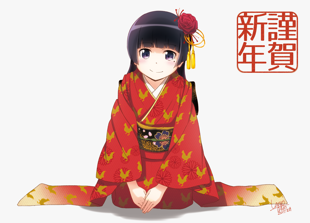 Traditional Goddess - Аниме, Anime Art, Oreimo, Gokou ruri, Kuroneko, Ore no Imouto ga Konnani Kawaii Wake ga Nai