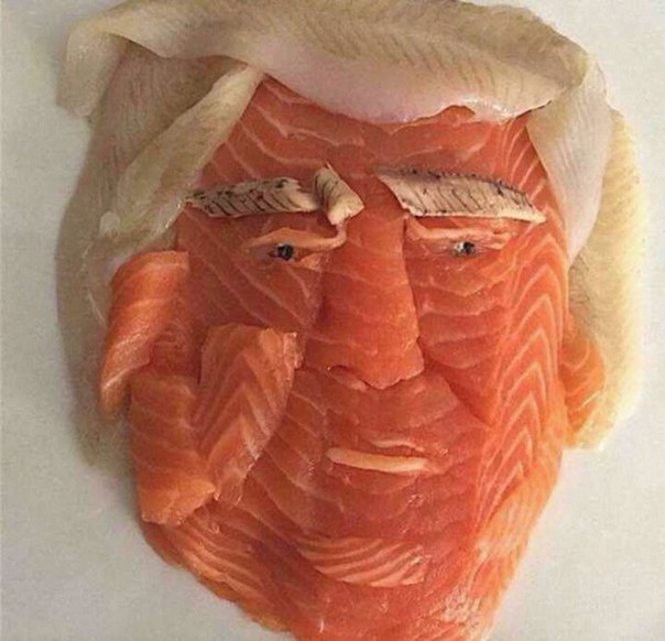 Edible Trump - Donald Trump, A fish