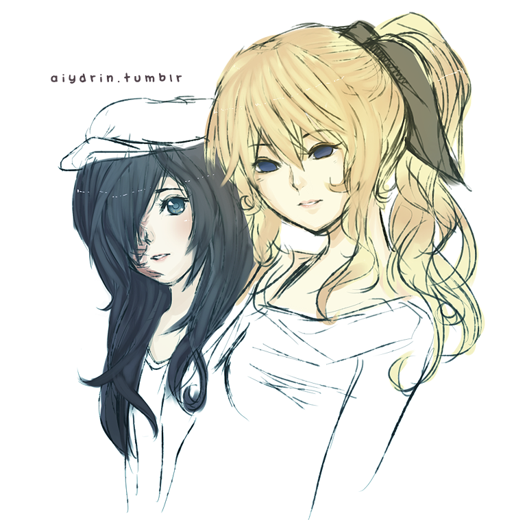 Lilly & Hanako - Katawa Shoujo, Lilly Satou, Hanako ikezawa, Anime Art, Аниме, Не аниме, Визуальная новелла