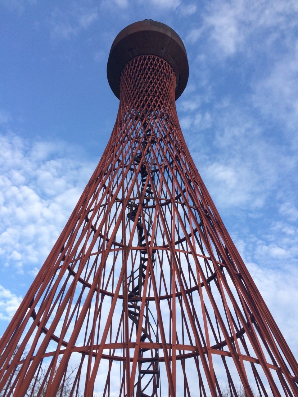 Shukhov tower in the village. - My, Polybino, Shukhov tower, Cast, Abandoned place, Abandoned, Photo, Longpost