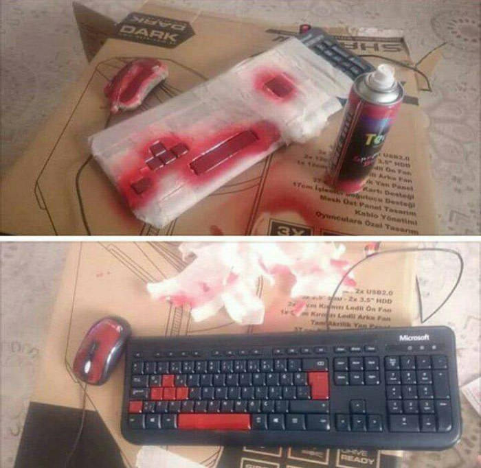 How to make a gaming keyboard - Keyboard, Games, A4tech, 9GAG