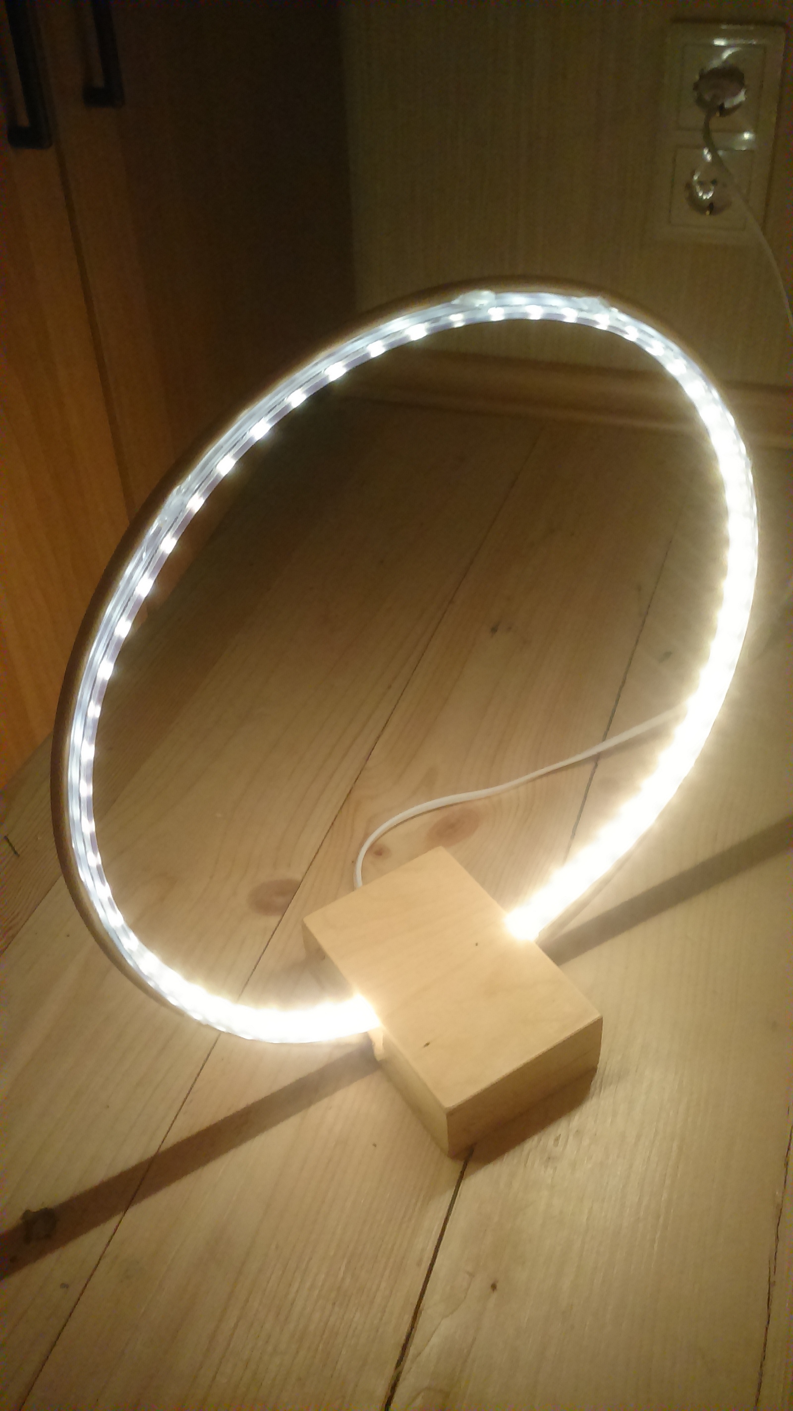 Handmade or portal for my boys. - My, Handmade, Portal, Lamp, Longpost