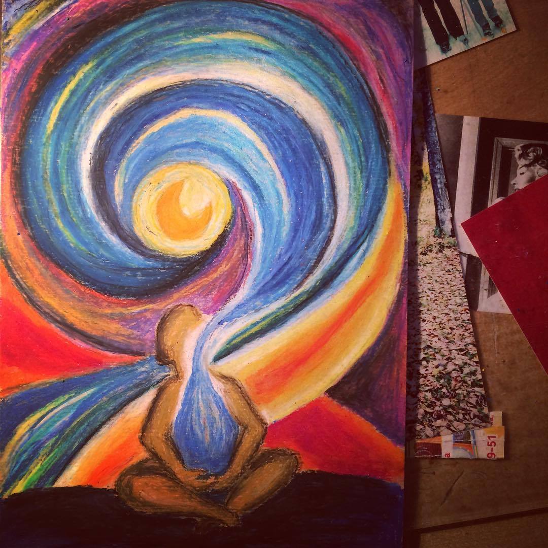 oil pastel - My, Oil pastel, Drawing, Pastel, Art, Illustrations, Cover, Learning to draw, Self-taught artist, Longpost