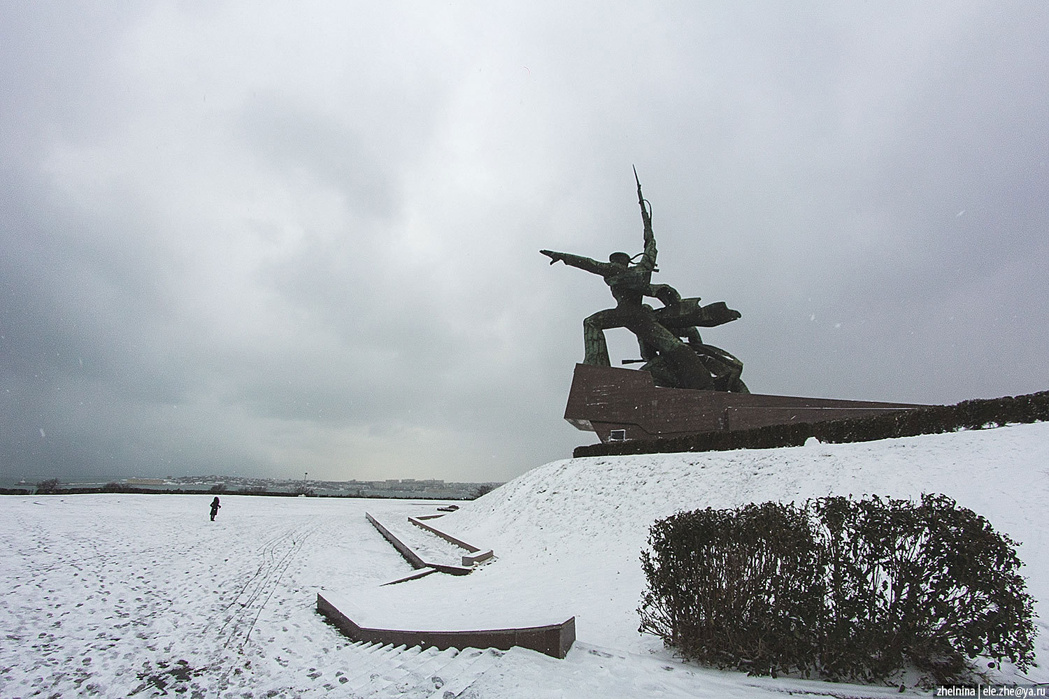 White stone - My, Sevastopol, The photo, Town, Snow, Longpost