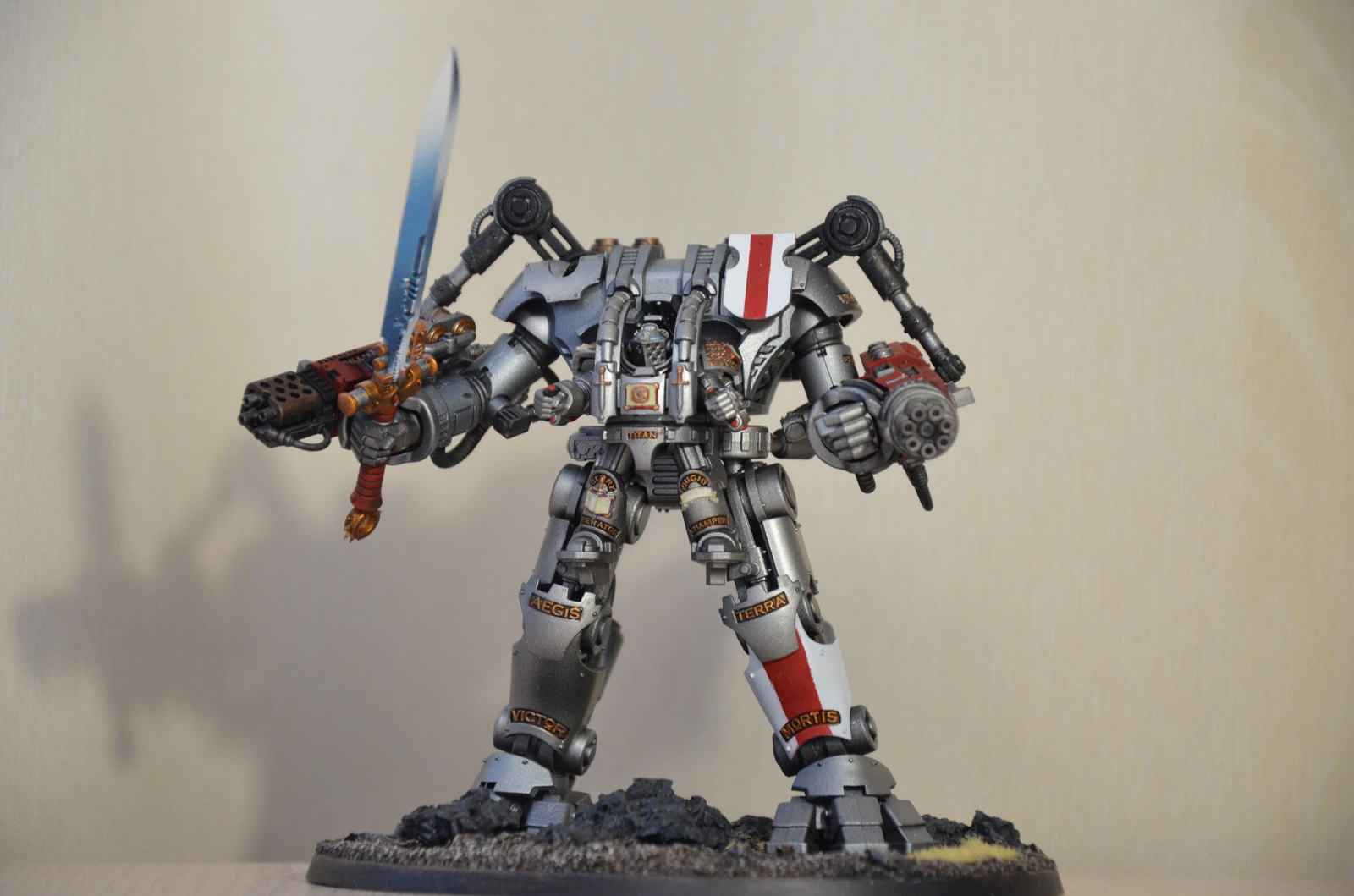 Dreadnight Nemesis of the Gray Knights - My, Gray knights, Nemesis Dreadknight, Warhammer 40k, Longpost