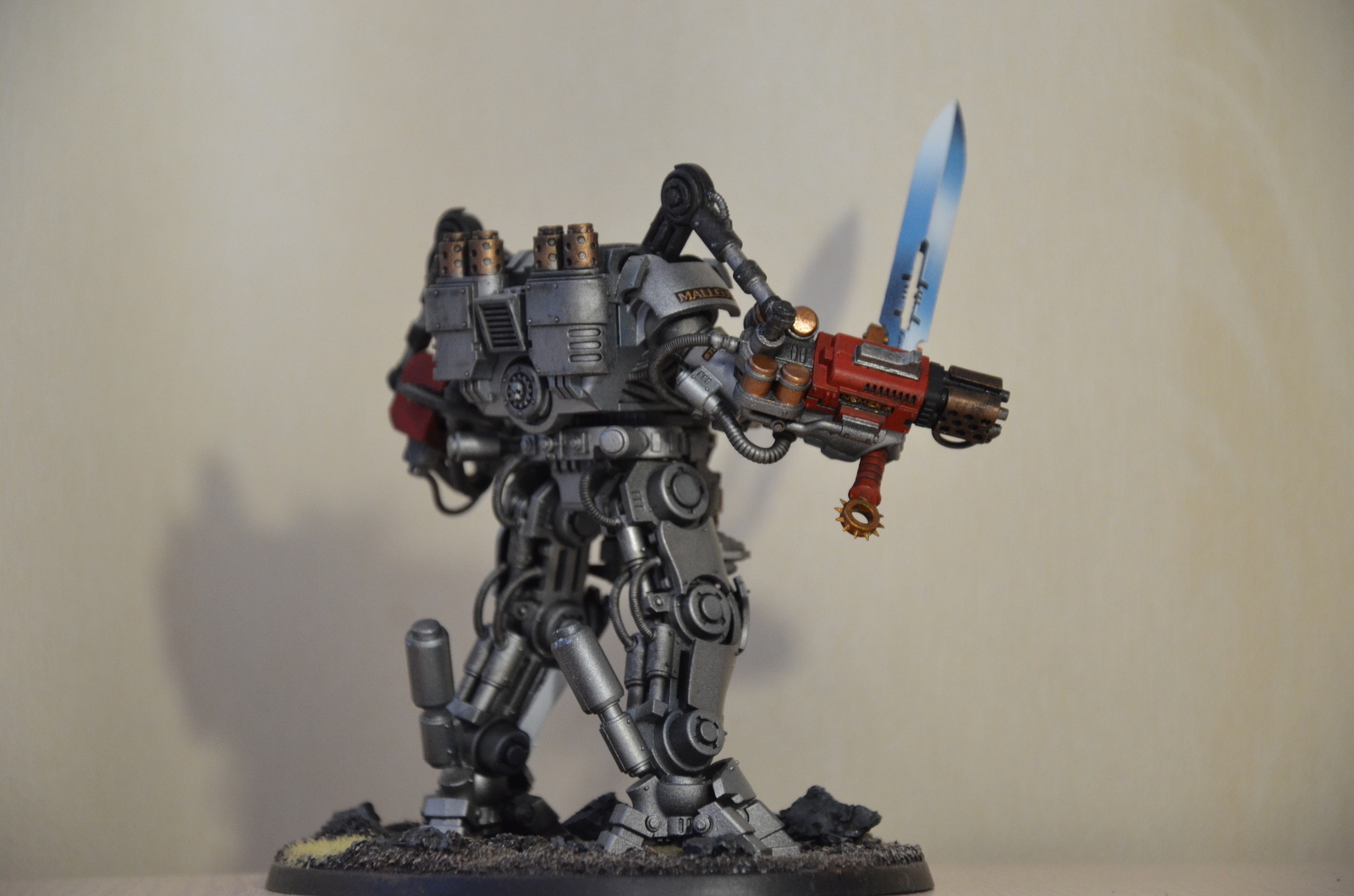 Dreadnight Nemesis of the Gray Knights - My, Gray knights, Nemesis Dreadknight, Warhammer 40k, Longpost