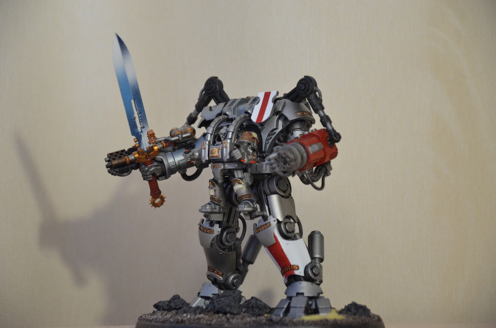 Dreadnight Nemesis of the Gray Knights - My, Gray knights, Nemesis Dreadknight, Warhammer 40k, Longpost