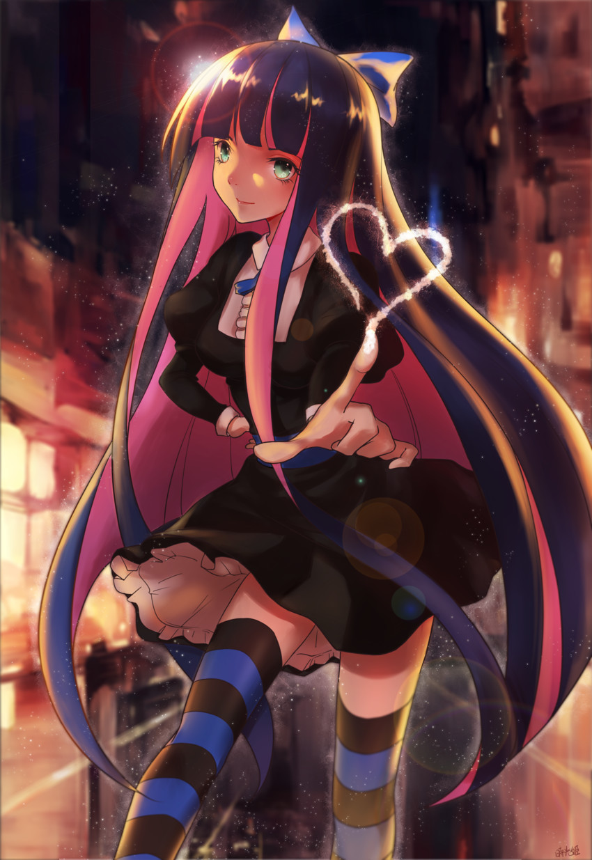 Stocking - Panty and Stocking with Garter, Anime Art, Аниме