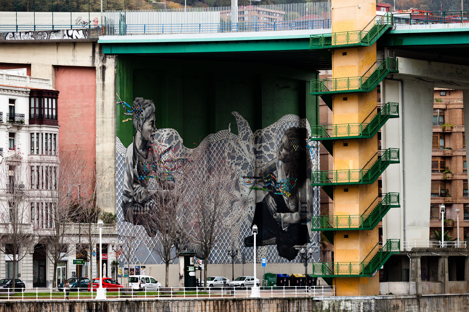 Graffiti in Bilbao - My, Travels, Spain, Bilbao, Graffiti, Photo