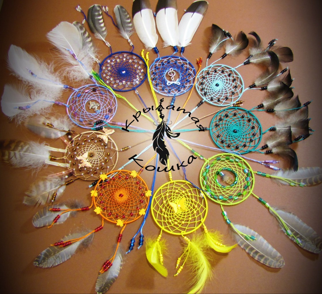 Dream catchers. My friend is a witch. - Needlework, Dreamcatcher, Hobby, Craftsmanship, Longpost