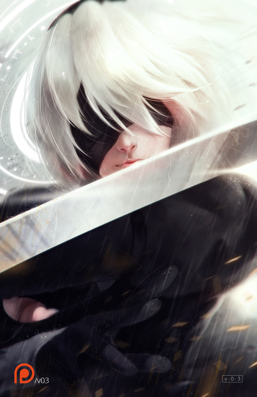 Game Art - NIER Automata, Yorha unit No 2 type B, Игры, Арт, Game Art