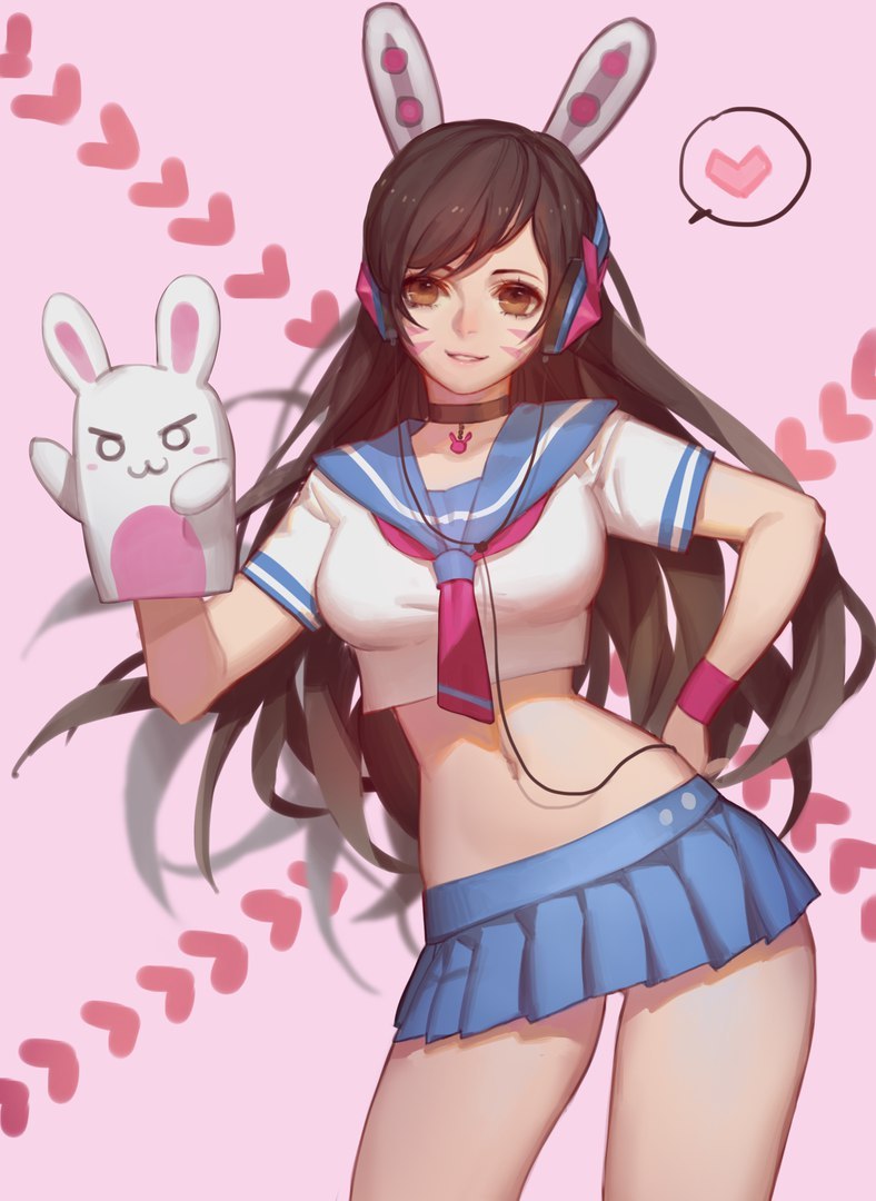 DiVa - Anime art, Art, Not anime, Overwatch, Dva