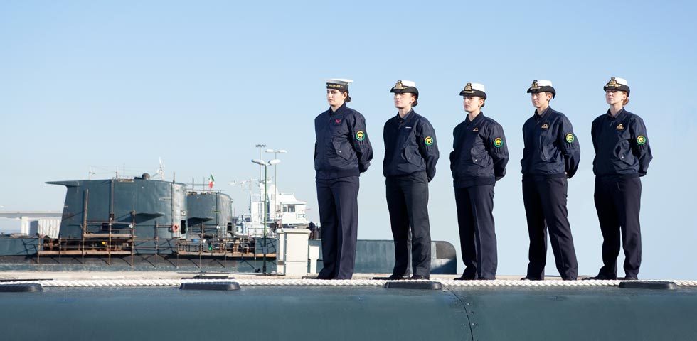 The first Italian women submariners - Navy, Italy, Girls, Submariners