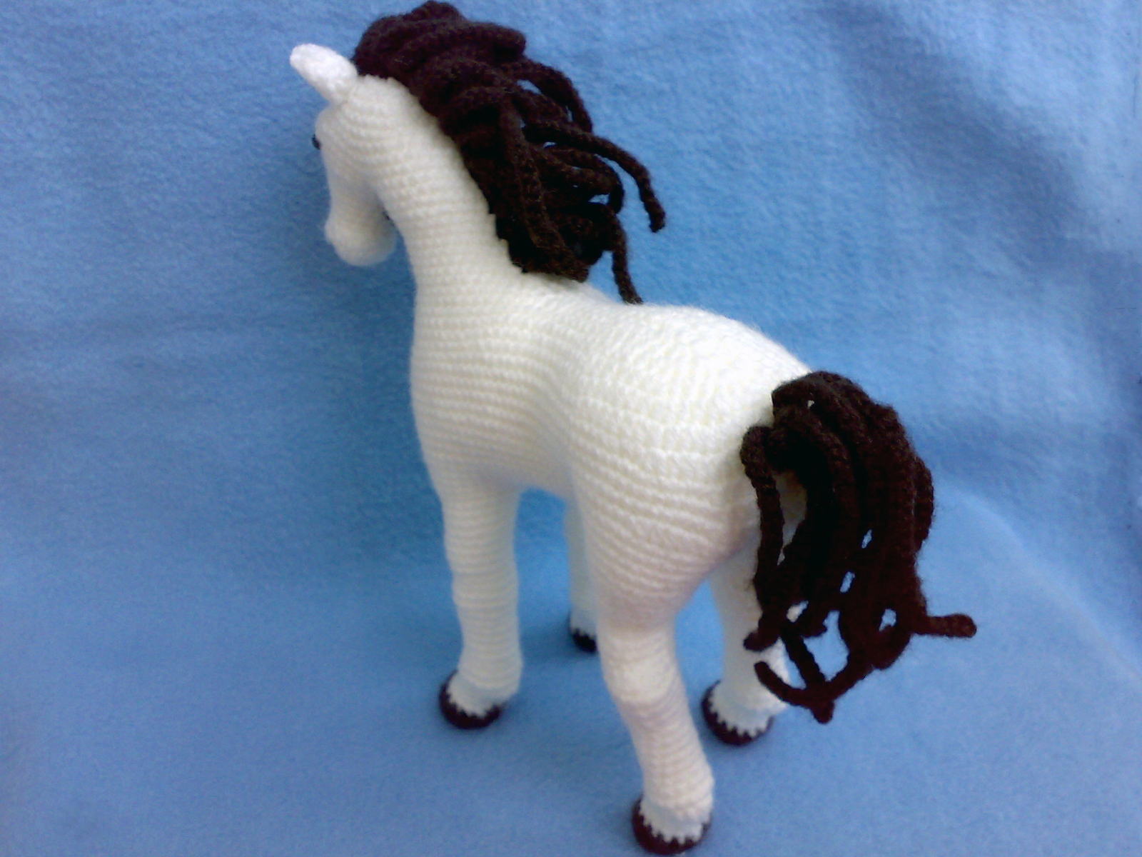 knitted horse - My, Knitting, Needlework, Amigurumi, Toys, Horses