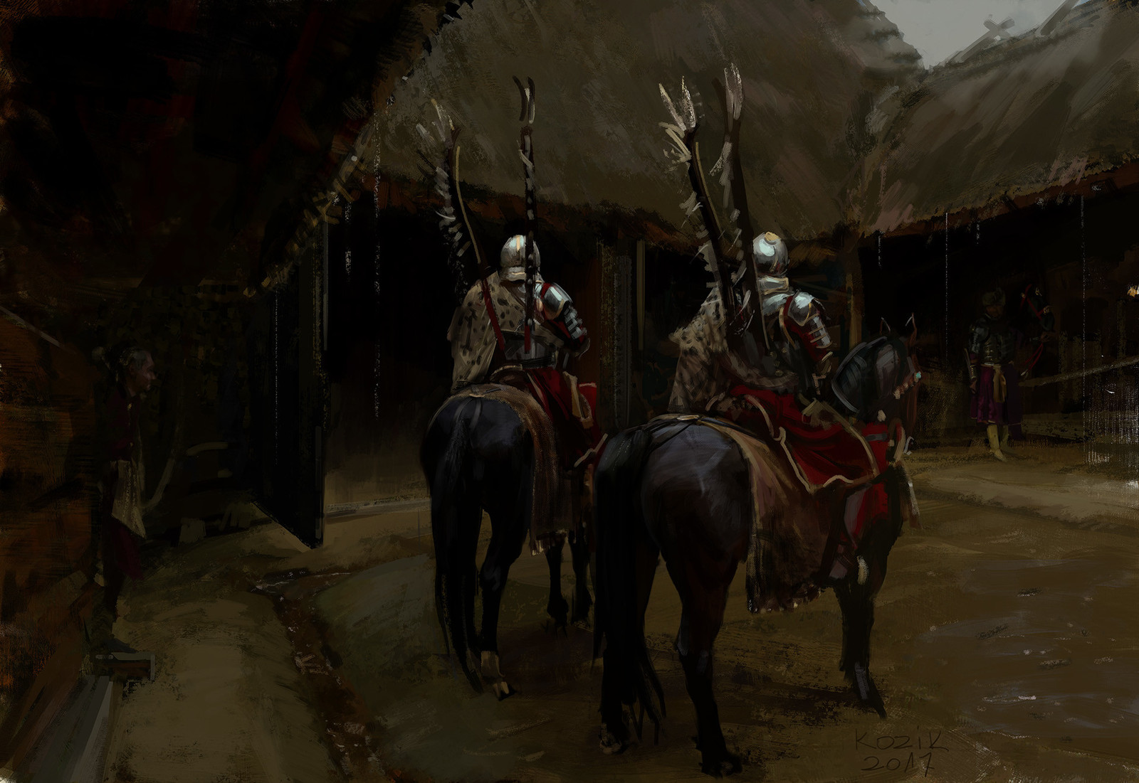 The Winged Hussars - Art, Mariusz Kozik, Winged Hussars, Longpost