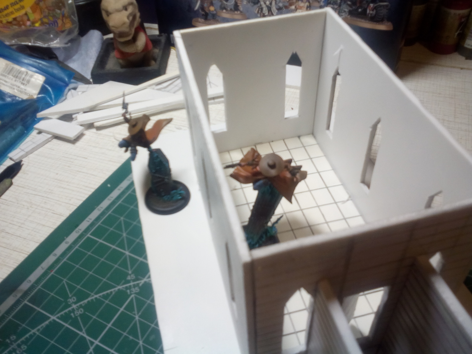 Makeshift church for wargame Malifaux - My, Wargame, Malifaux, , Handmade, Church, Longpost