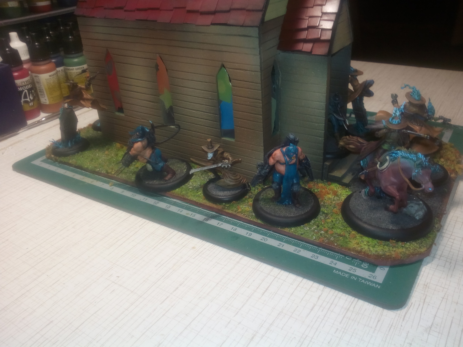 Makeshift church for wargame Malifaux - My, Wargame, Malifaux, , Handmade, Church, Longpost