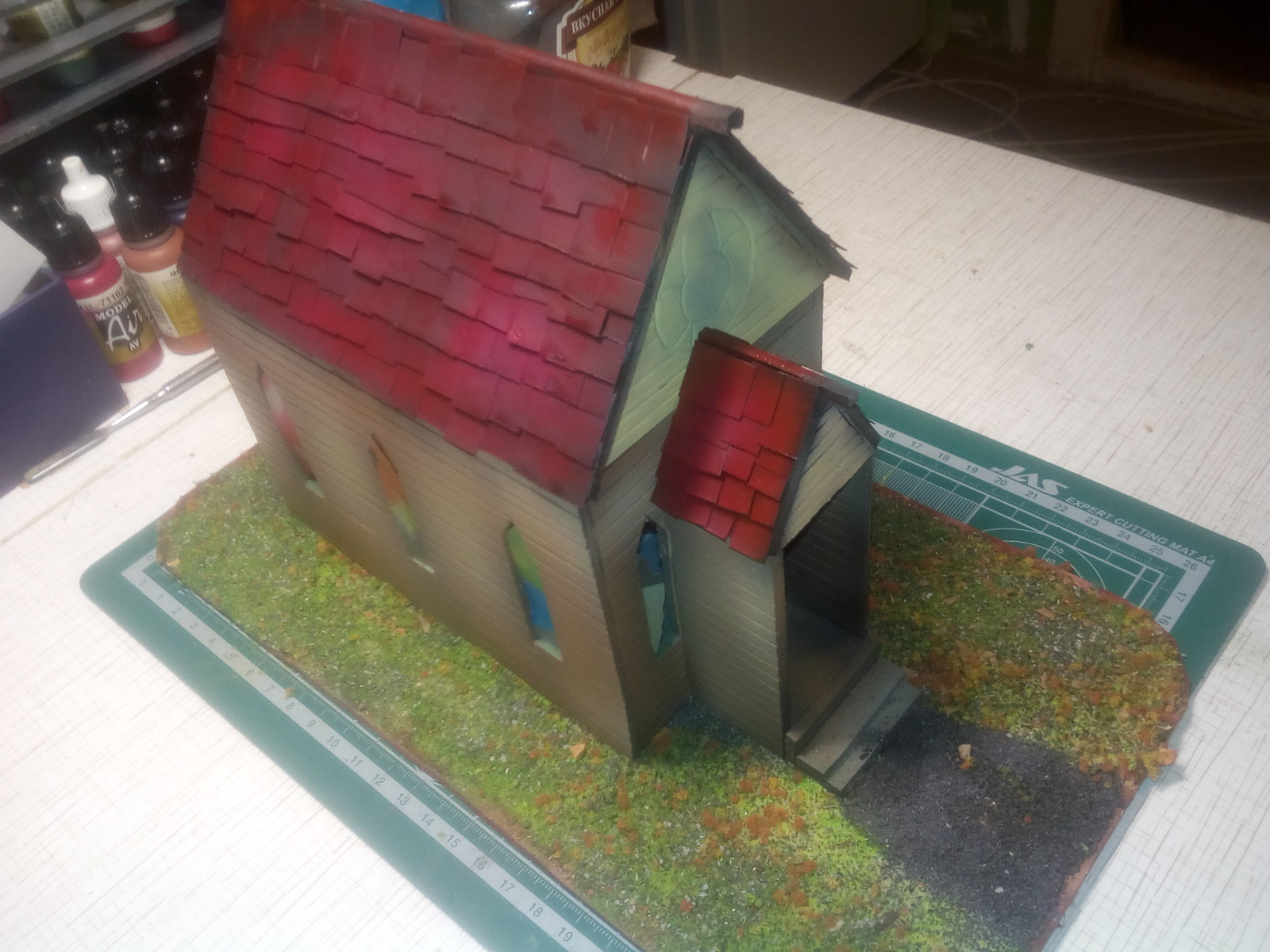 Makeshift church for wargame Malifaux - My, Wargame, Malifaux, , Handmade, Church, Longpost