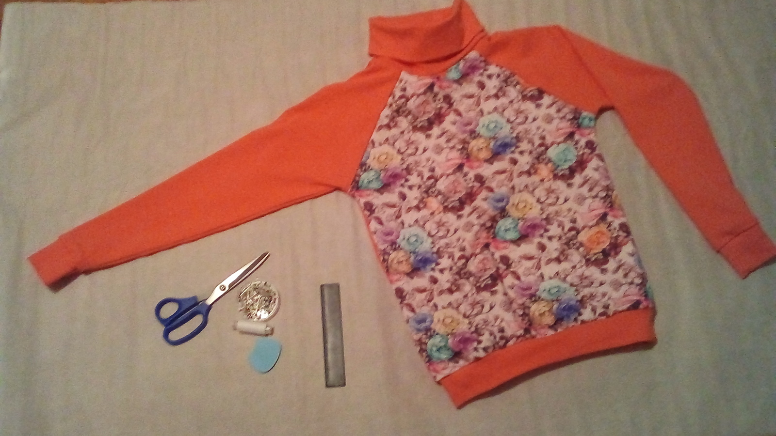 7 hours of work and the blouse is ready :-) - My, With your own hands, Needlework, Friday, Sweater, Sewing