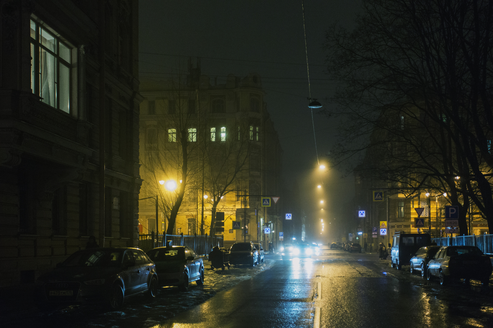 It was foggy in Petersburg today - My, My, , Saint Petersburg, Fog, The photo, The street, Weather, 