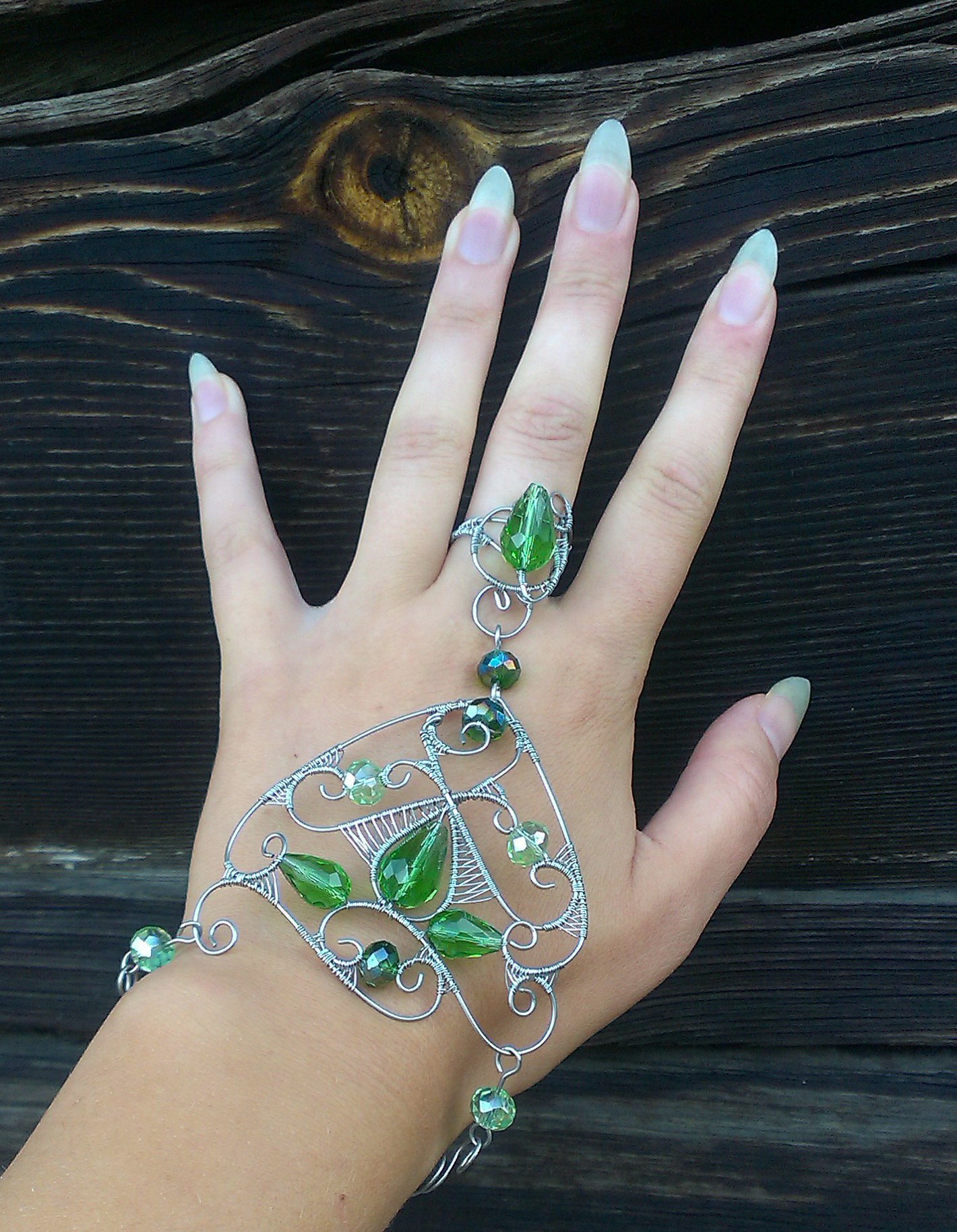 My slave bracelets - My, Decoration, A bracelet, Wire wrap, Creation, Handmade, Longpost, Wedding