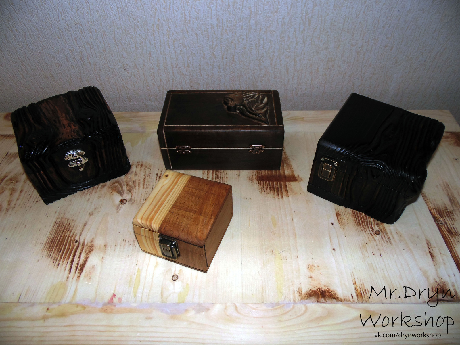 A few more boxes. - My, Casket, Handmade, With your own hands, Woodworking, Longpost