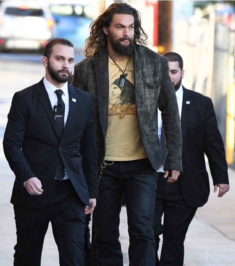 Jason Momoa and his bodyguards - Bodyguard, Jason Momoa, Actors and actresses, Game of Thrones