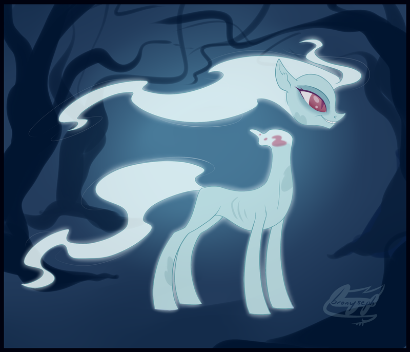 Headlesshorse - My little pony, , , Original character, , Призрак, Halloween