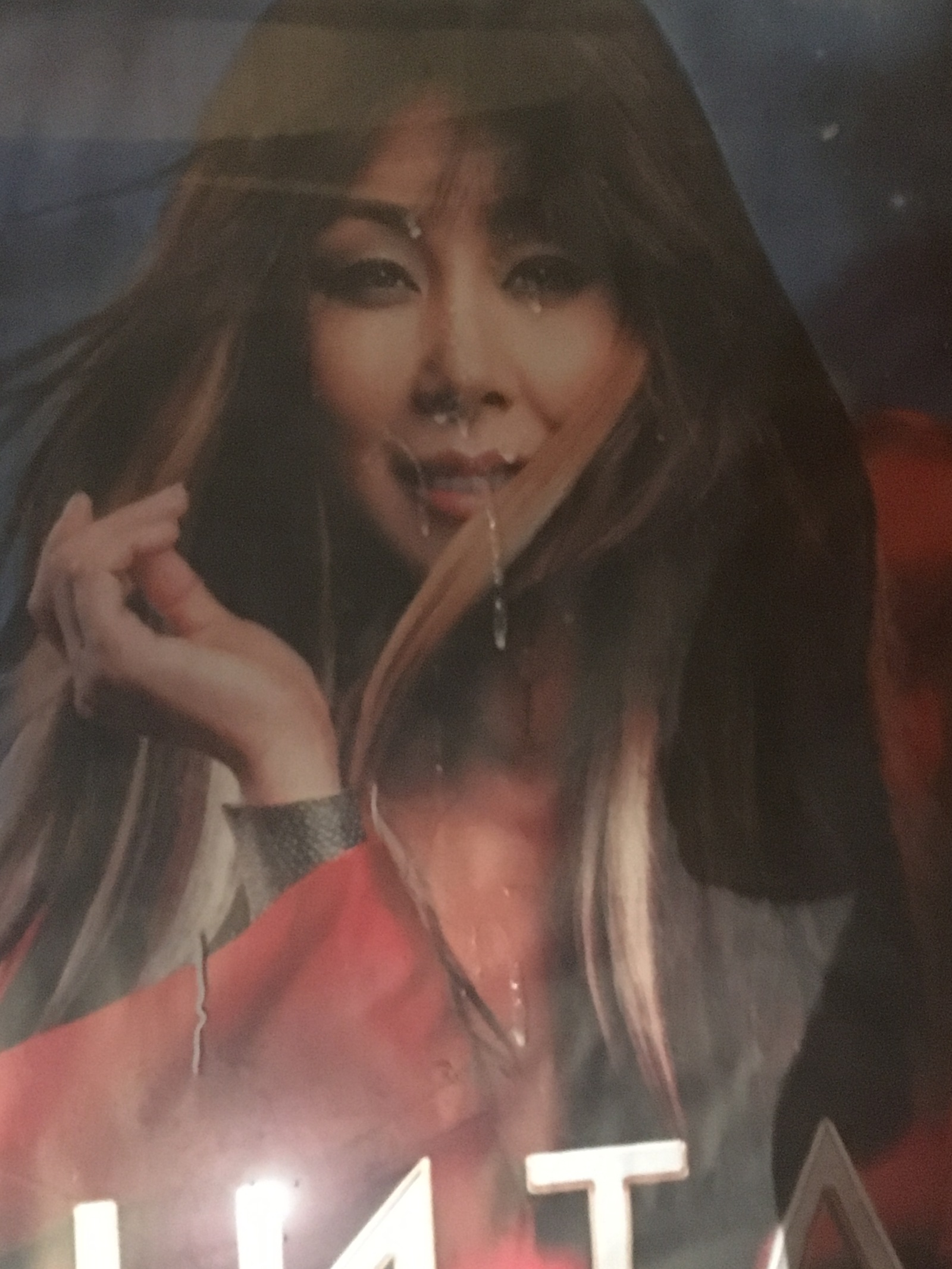 When you love Anita Tsoi very much. - My, Ani Lorak, Billboard, Ice, Strawberry