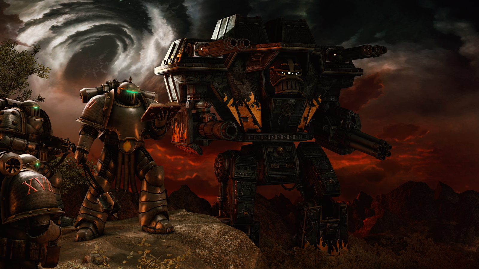 Artwork by WarbringerVI on Warhammer 40,000 - Warhammer 40k, Word bearers, , World eaters, Dark Angels, Legio Titanicus, Art, Longpost, Imperial fists