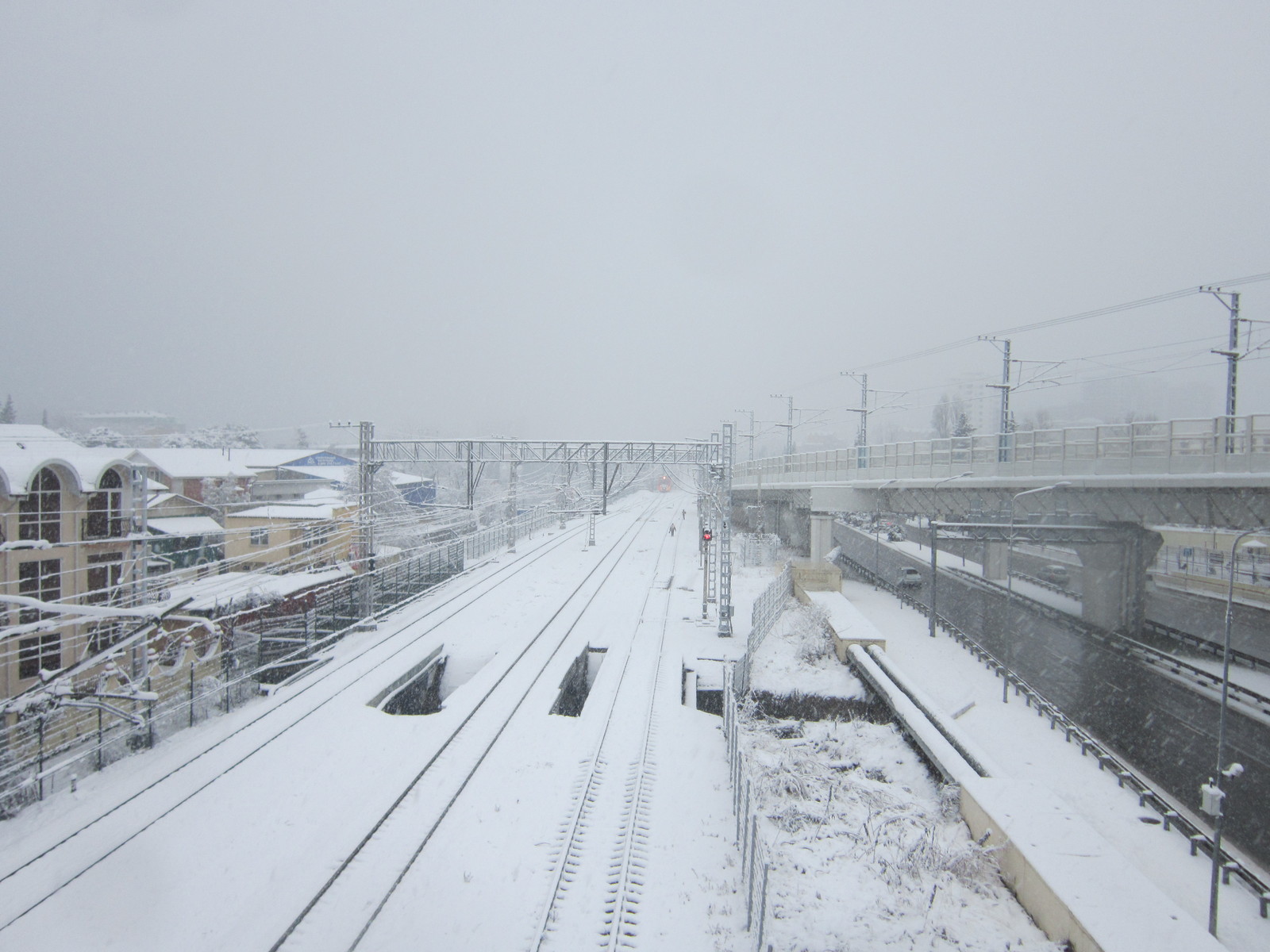 Today in Sochi (Adler district) - My, Sochi, Adler, Snow, Longpost