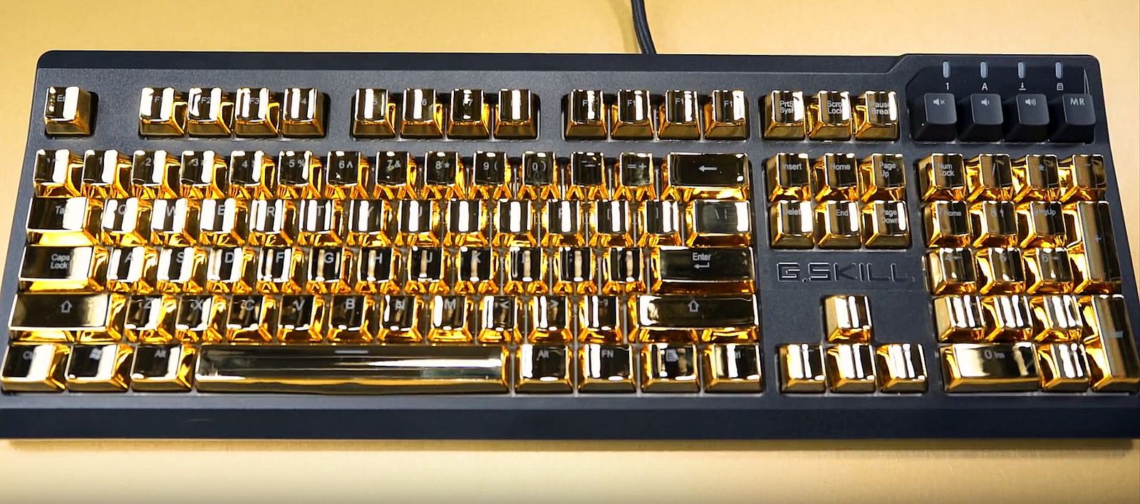 Luxury keyboard board - Luxury, Keyboard, Gold, GIF, Video