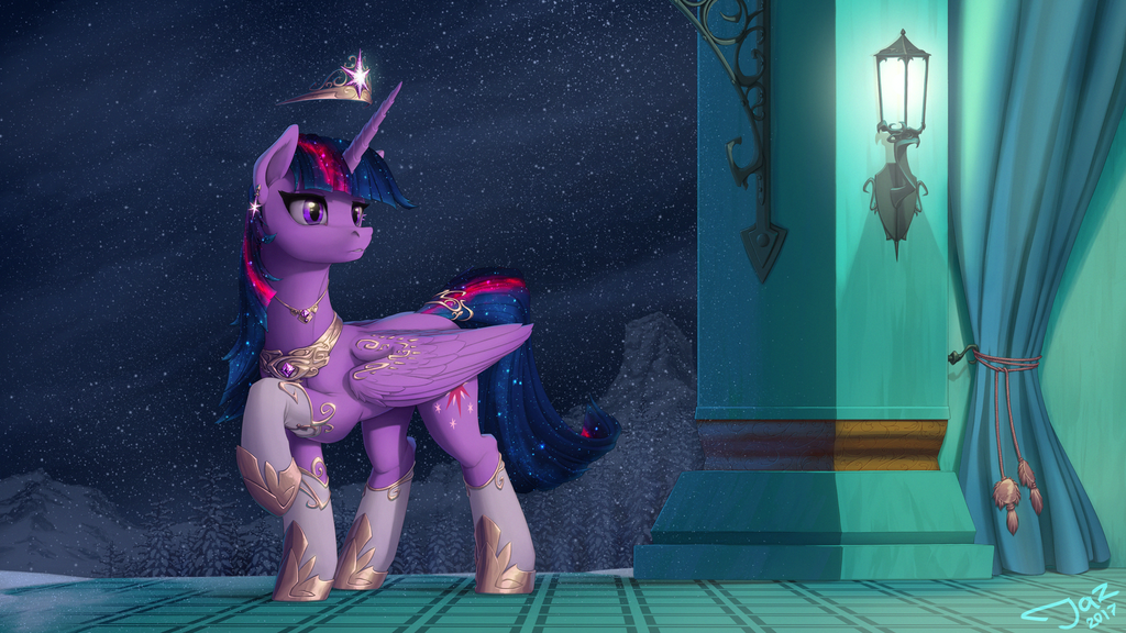 Young Empress - My little pony, Twilight sparkle, Drawing, 1jaz