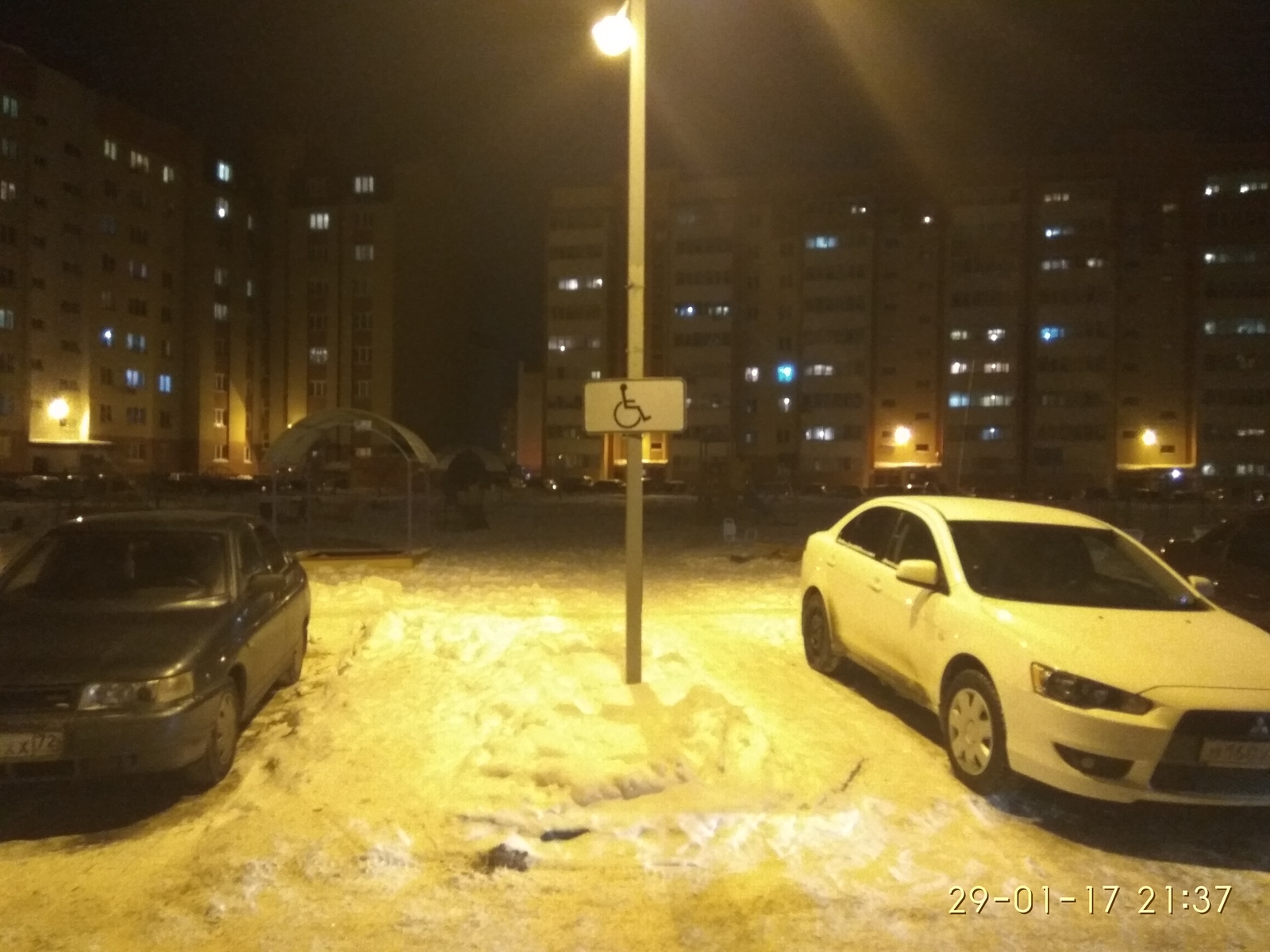 Caring for the disabled - My, Tyumen, Parking