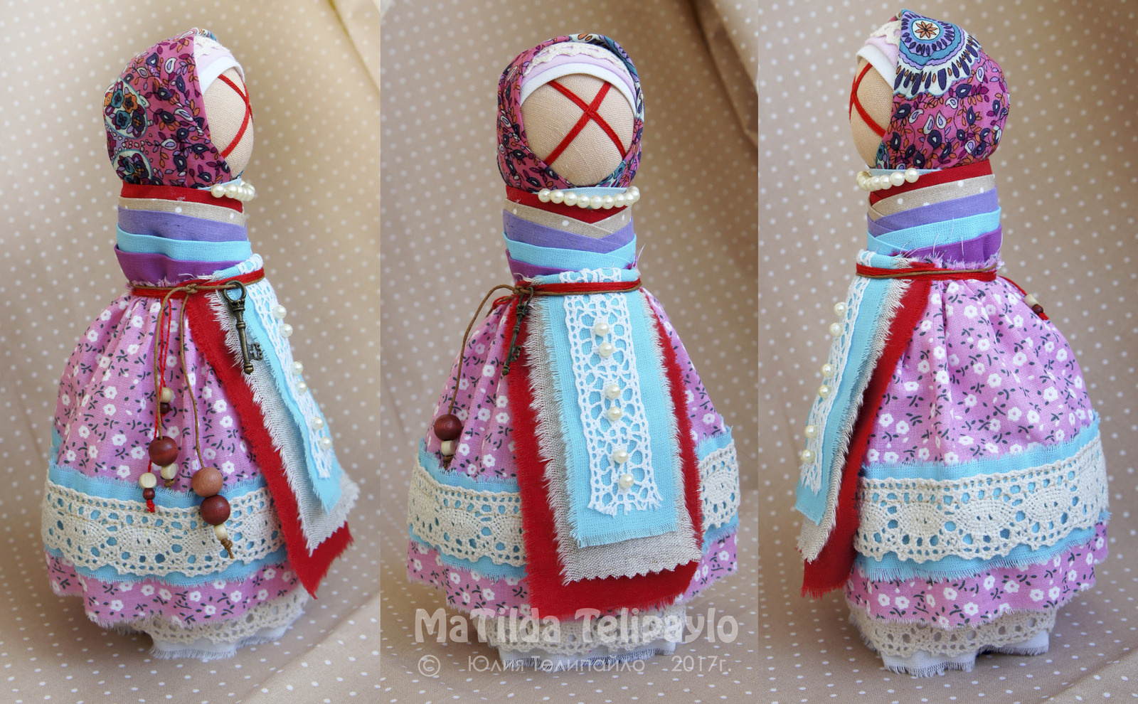 Doll for a happy marriage. - My, Amulet, Handmade, Marriage, Needlework, Longpost