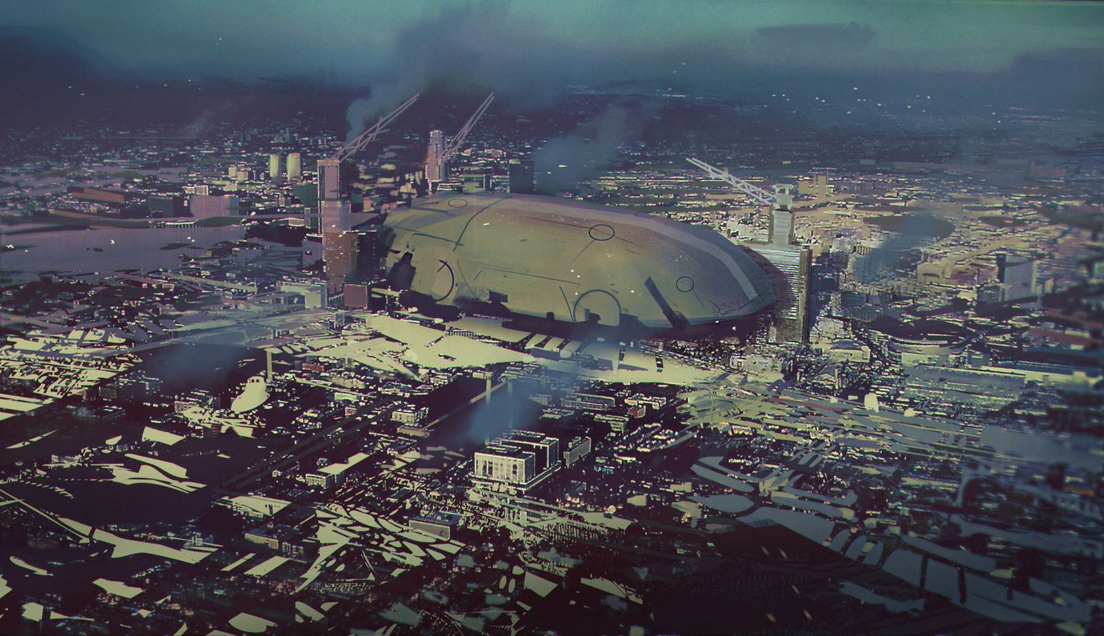 Industrial landscape - Art, , Science fiction