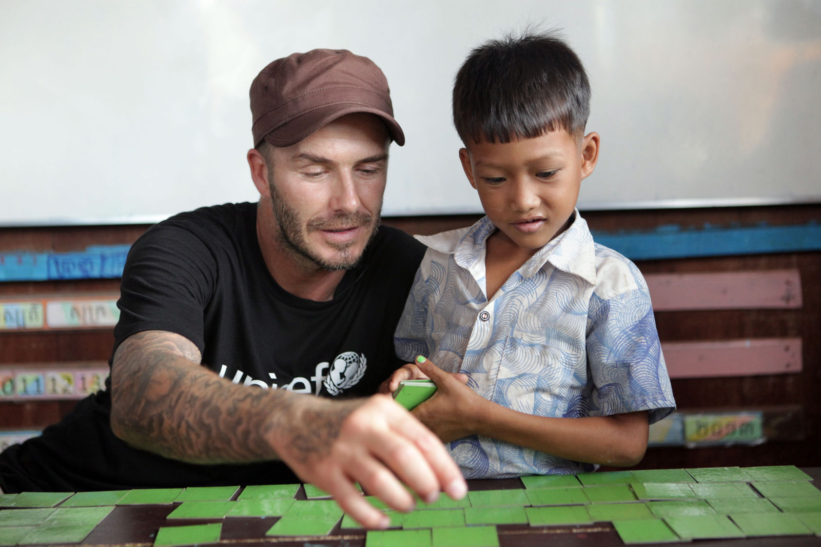 David Beckham: To make the children proud of me - David Beckham, Charity, UNICEF, Children, Longpost