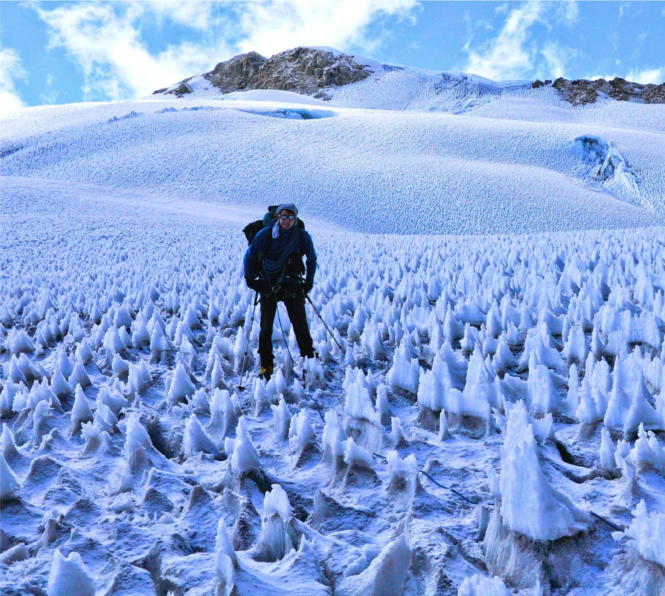 Unusual ice field - Ice, Travels, Snow, Field, Mountaineering