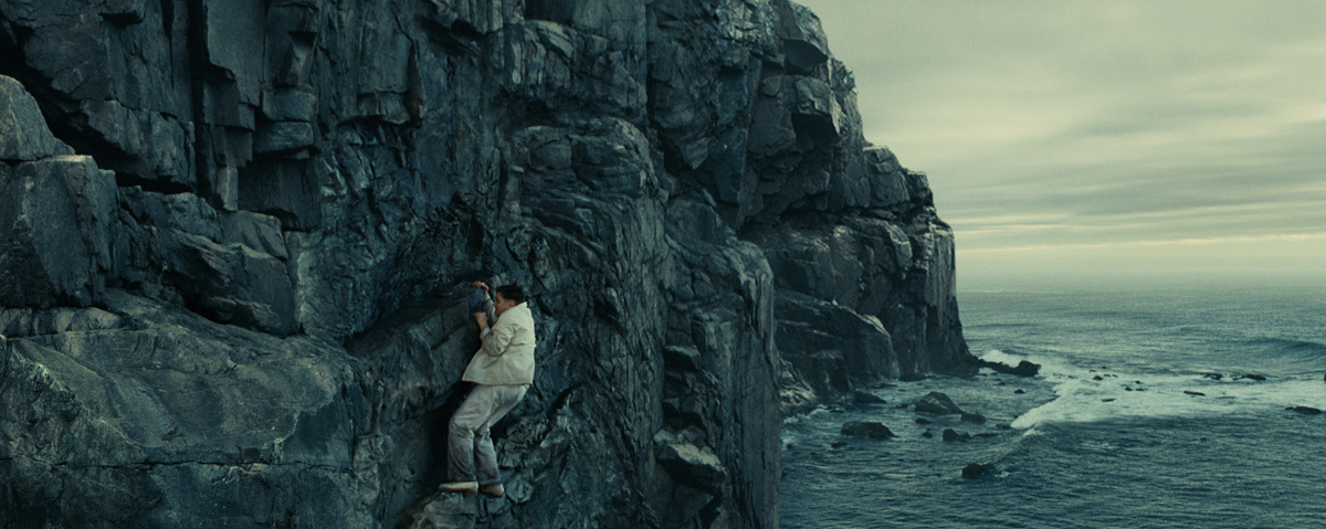 Special effects. - Leonardo DiCaprio, Shutter Island, The rocks, Special effects, GIF