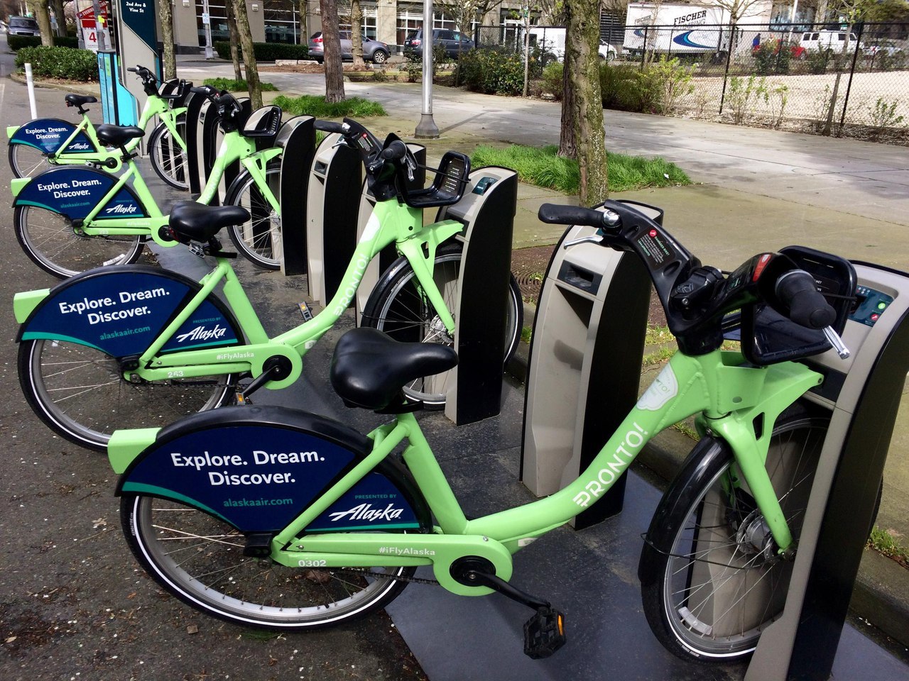 Bicycle hit - A bike, Bike rental, Ecosphere, USA, Longpost, Ecology, Seattle