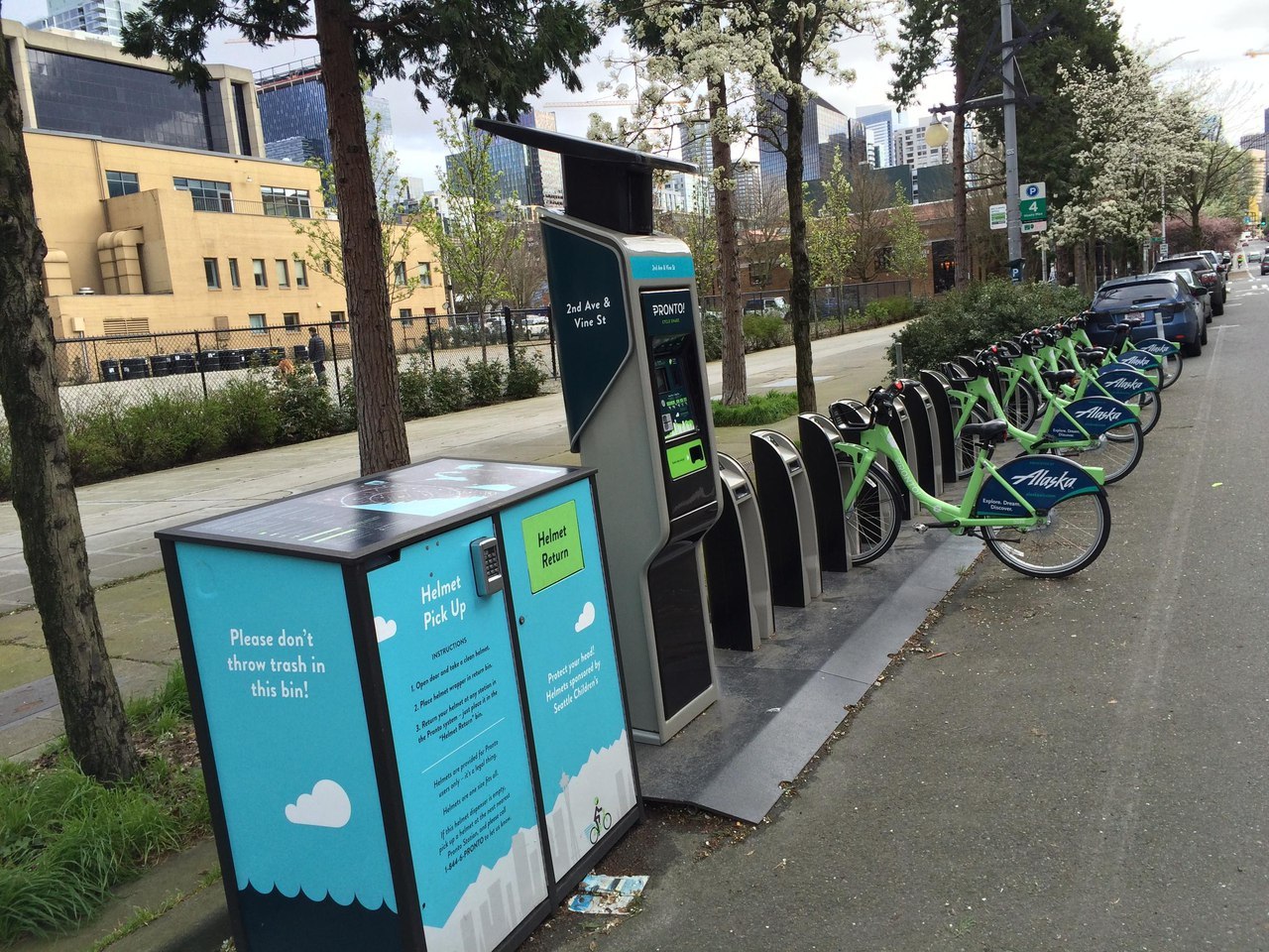 Bicycle hit - A bike, Bike rental, Ecosphere, USA, Longpost, Ecology, Seattle