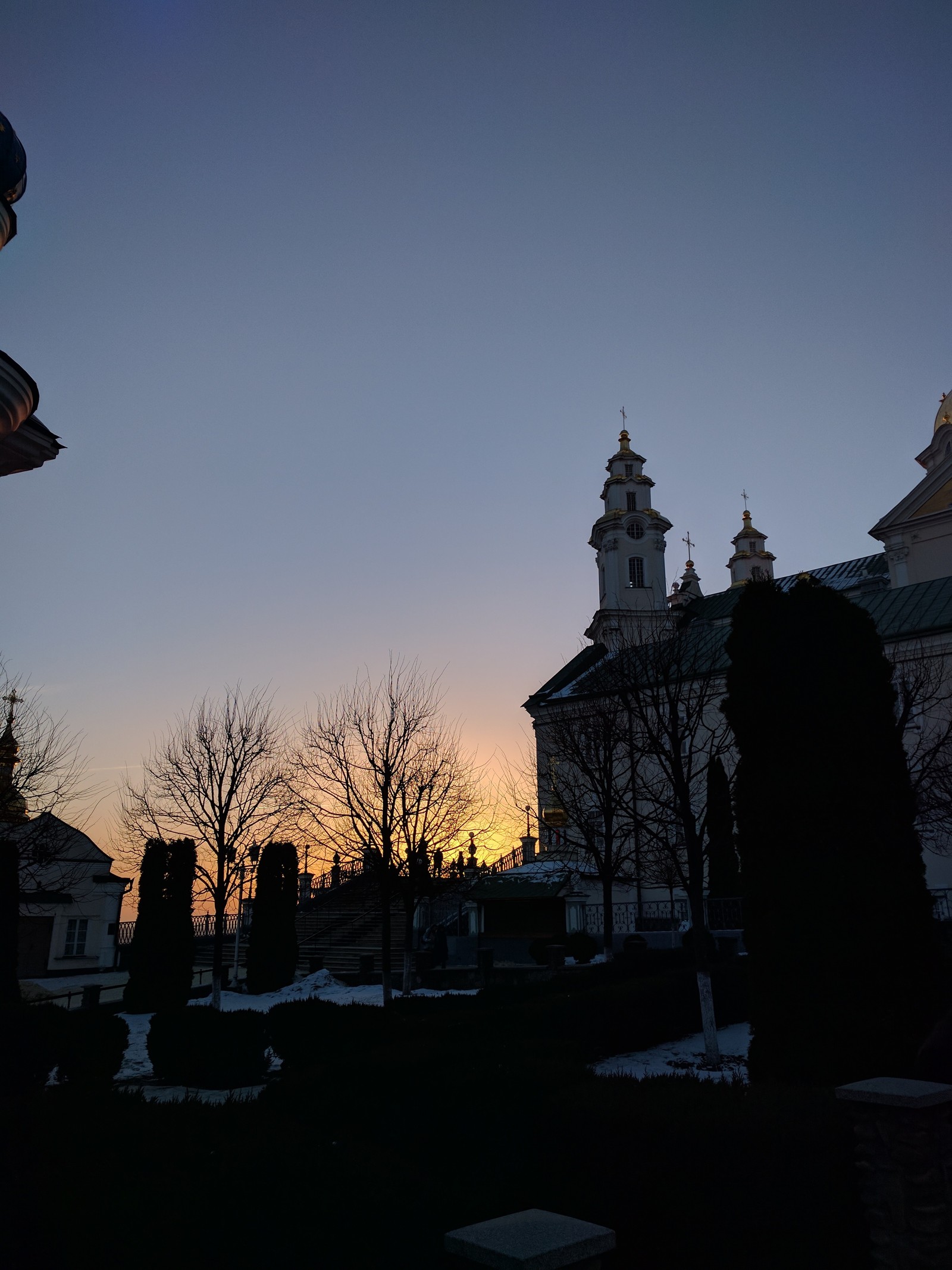 Sunset - My, The photo, Sunset, Lavra