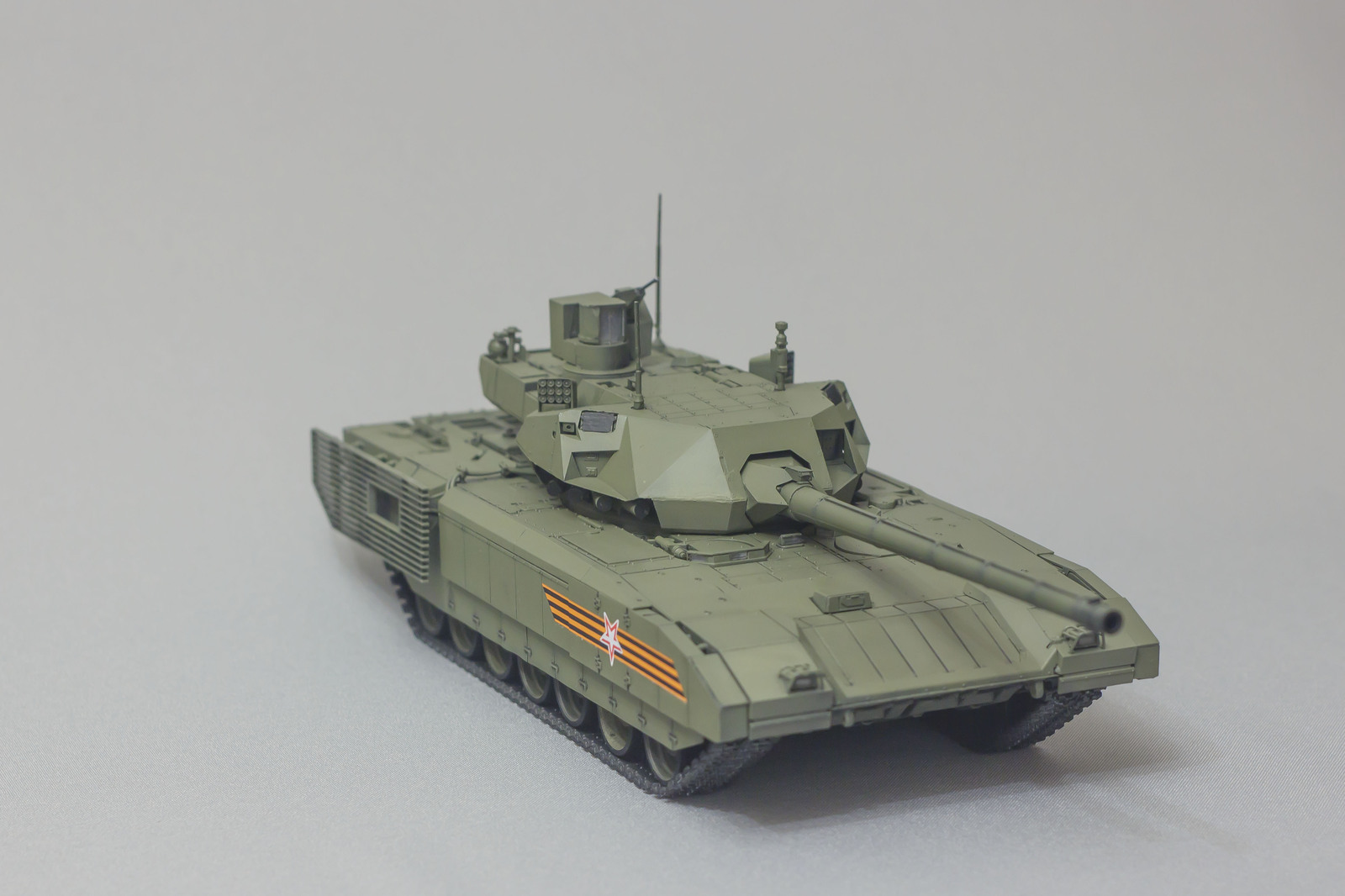 My Armata (T-14) - My, Modeling, Armata, Tanks, Stand modeling, Longpost