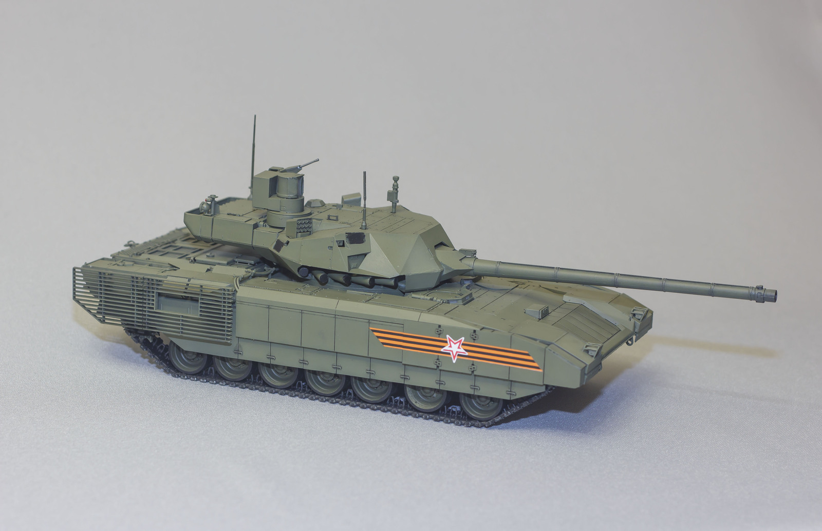 My Armata (T-14) - My, Modeling, Armata, Tanks, Stand modeling, Longpost