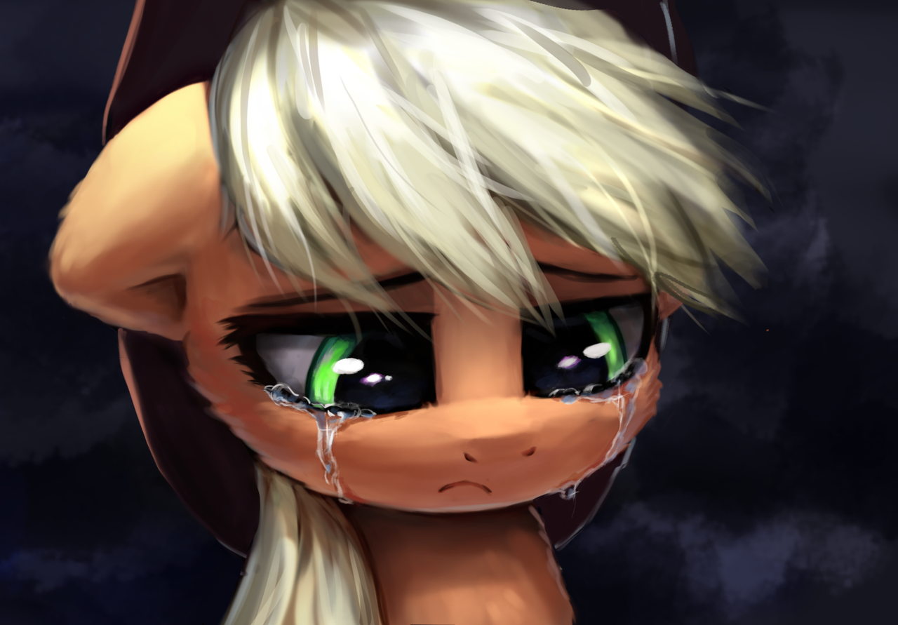 Sad Applejack - My little pony, Applejack