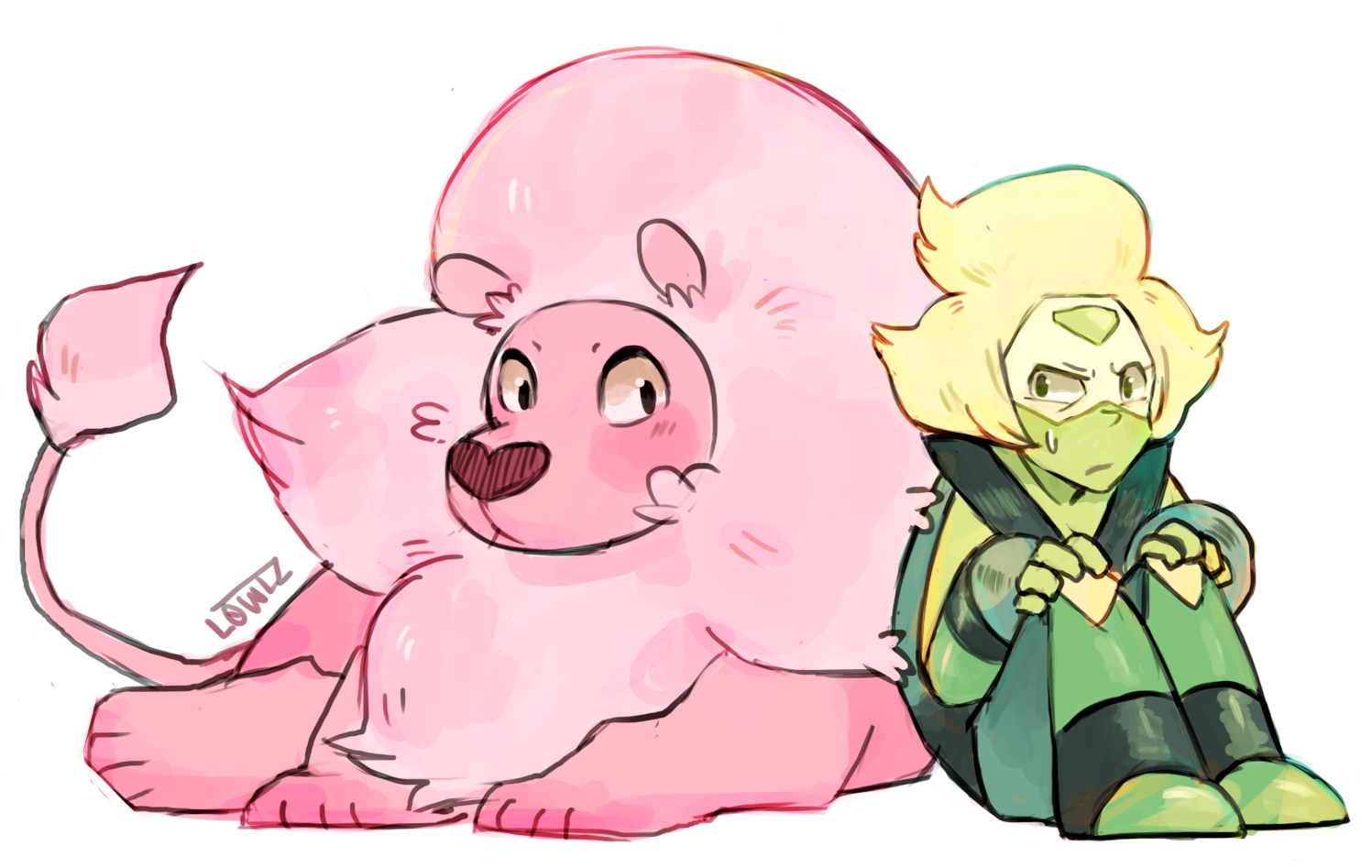 Peridot with Lion Haircut - DeviantArt, Steven Universe, Арт, Peridot