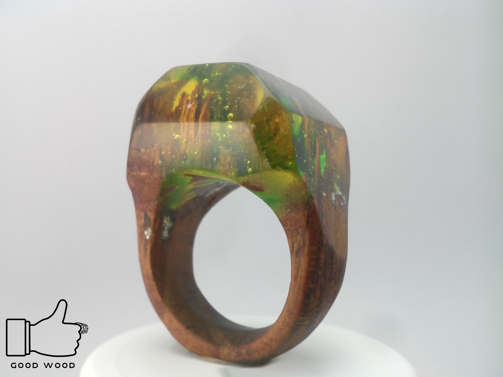 I keep making rings. - My, Ring, Ring made of wood, Epoxy resin, , Longpost