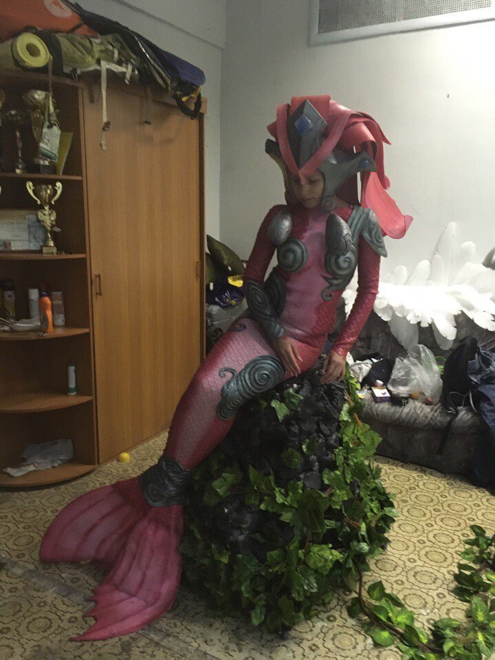 How we collected Nami Koi =) - My, Nami, , League of legends, Cosplay, Girls, Eva, , Mermaid, Longpost