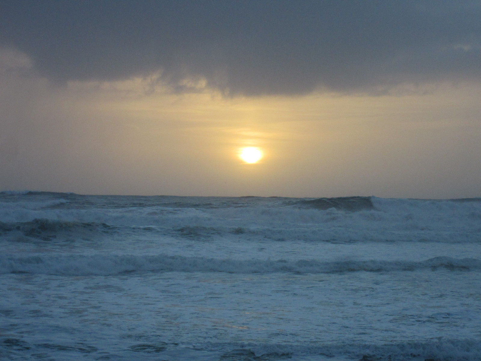 Sunset over the Atlantic during a storm on February 2, 2017 - My, Sunset, Storm, Atlantic Ocean, Portugal, , The photo, Video, Longpost