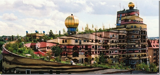 House Forest Spiral - Germany, Hundertwasser